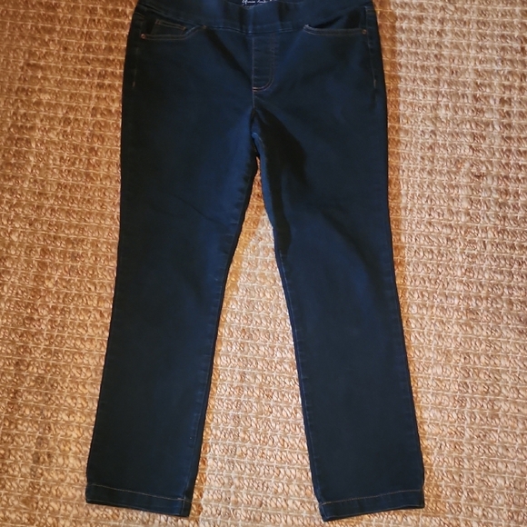 Gloria Vanderbilt Women's Straight Leg Jeans - Dark Blue - Picture 1 of 5